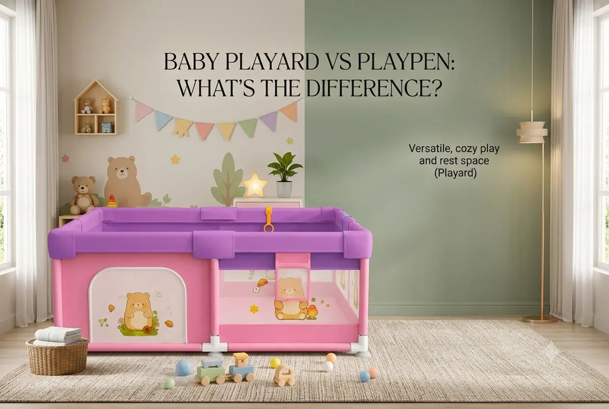 Baby Playard vs Playpen: What's the Difference ?