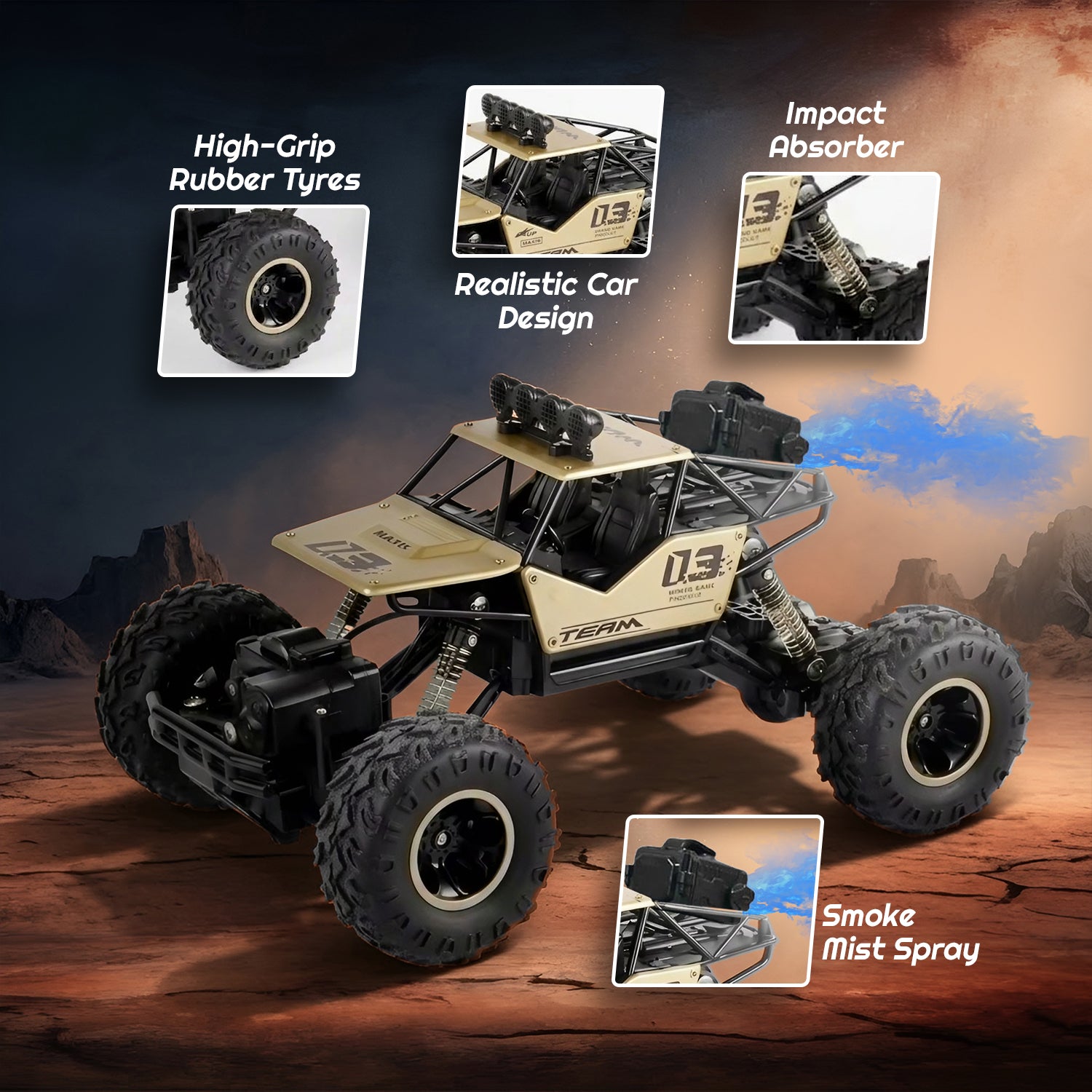 Remote Control Off-Road Monster Truck