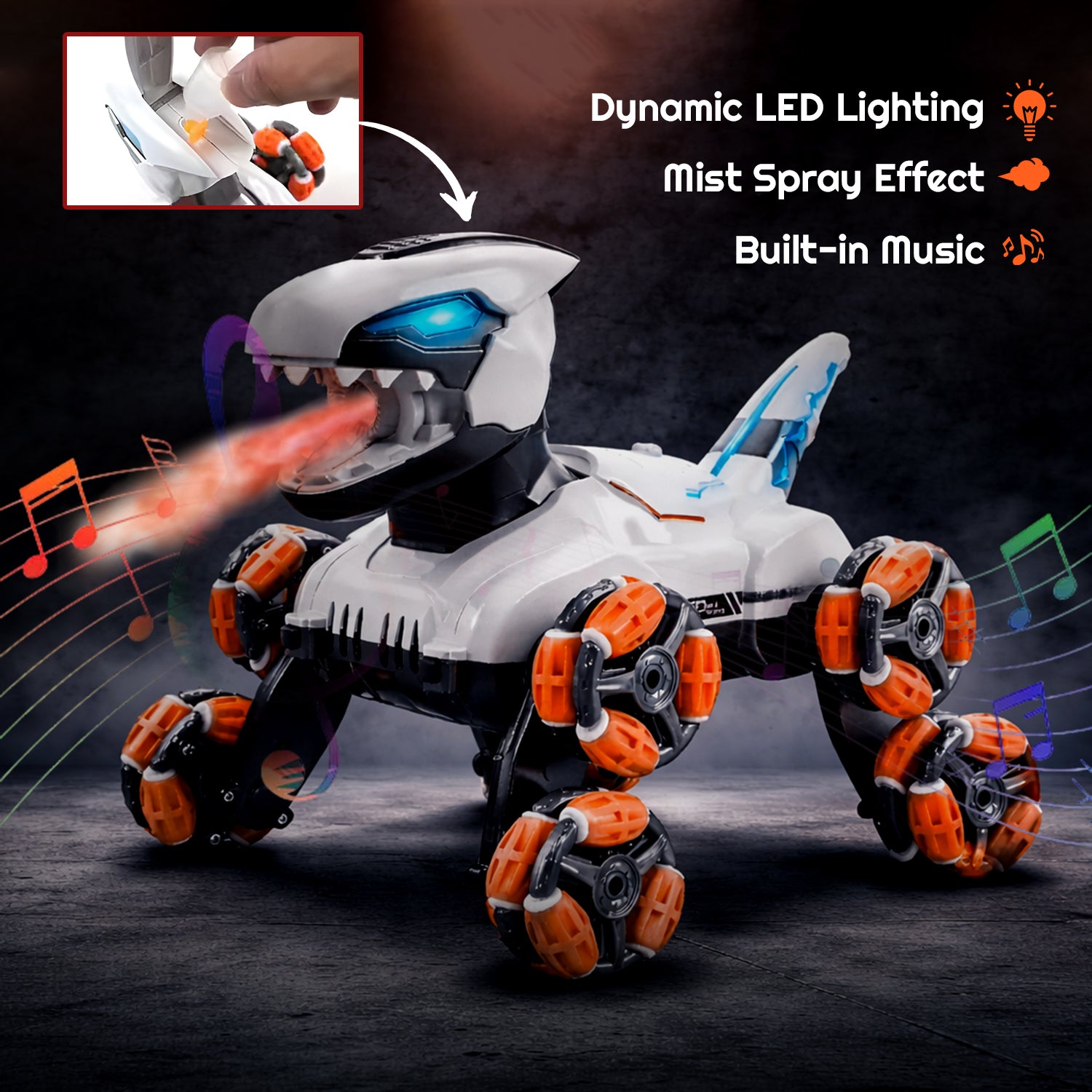 8WD RC Dino Beast Stunt Car