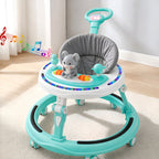 Musical Walker With Parent Rod (Sea Green)