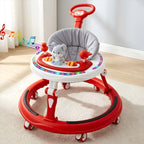 Musical Walker With Parent Rod (Red)