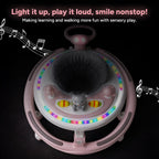 Musical Walker With Parent Rod (Dusty pink)