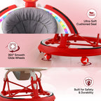 Musical Walker With Parent Rod (Red)
