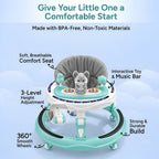 Careit Musical Baby Walker - Sea Green