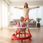 Musical Walker With Parent Rod (Red)