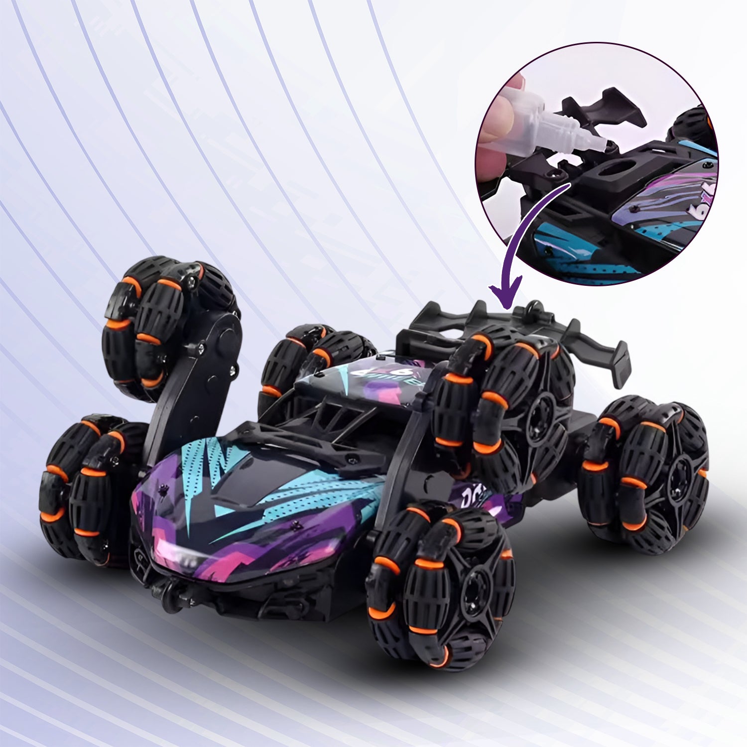 6 Wheel Stunt RC Car