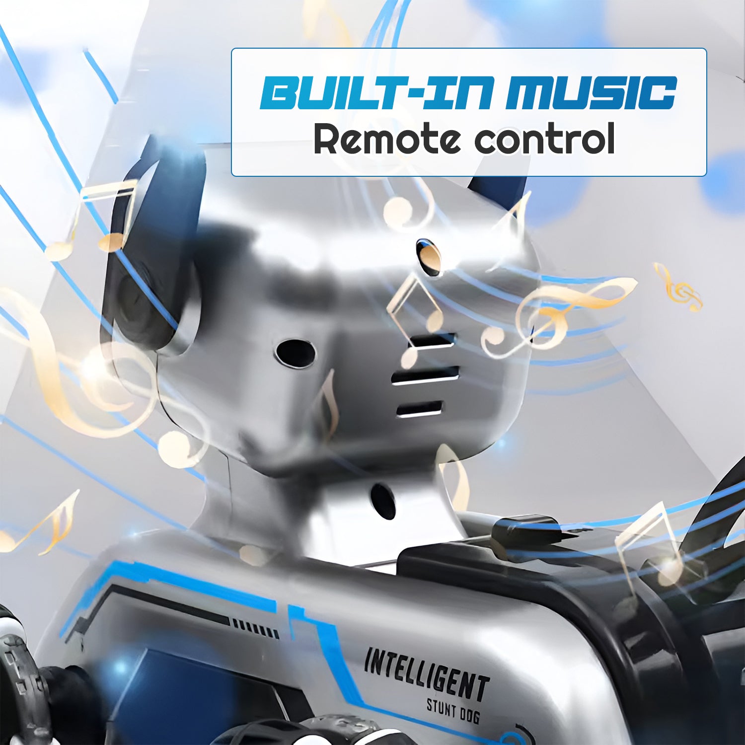 8WD Robot Dog Remote Control Car with Gesture Sensor.