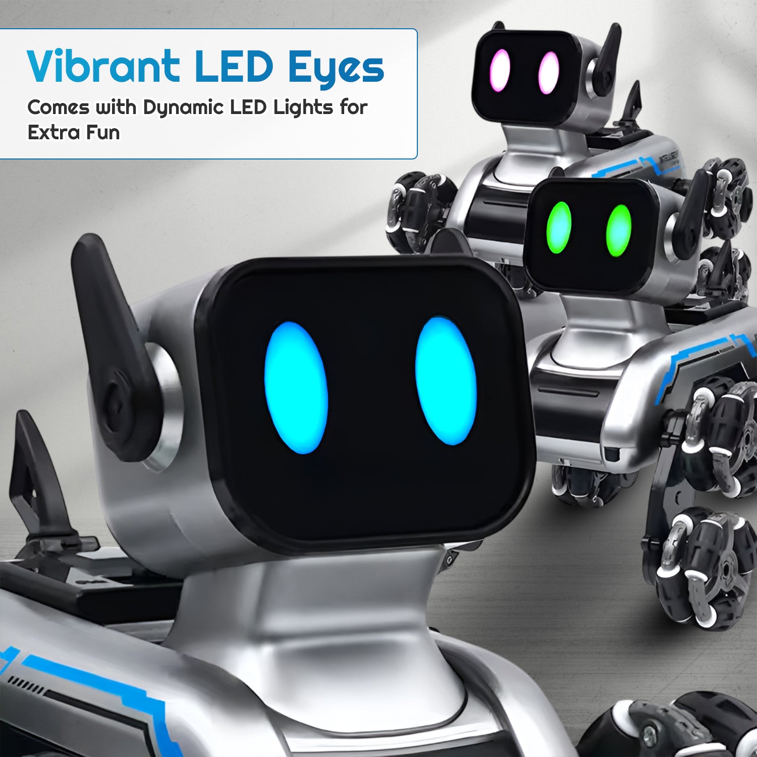 8WD Robot Dog Remote Control Car with Gesture Sensor.