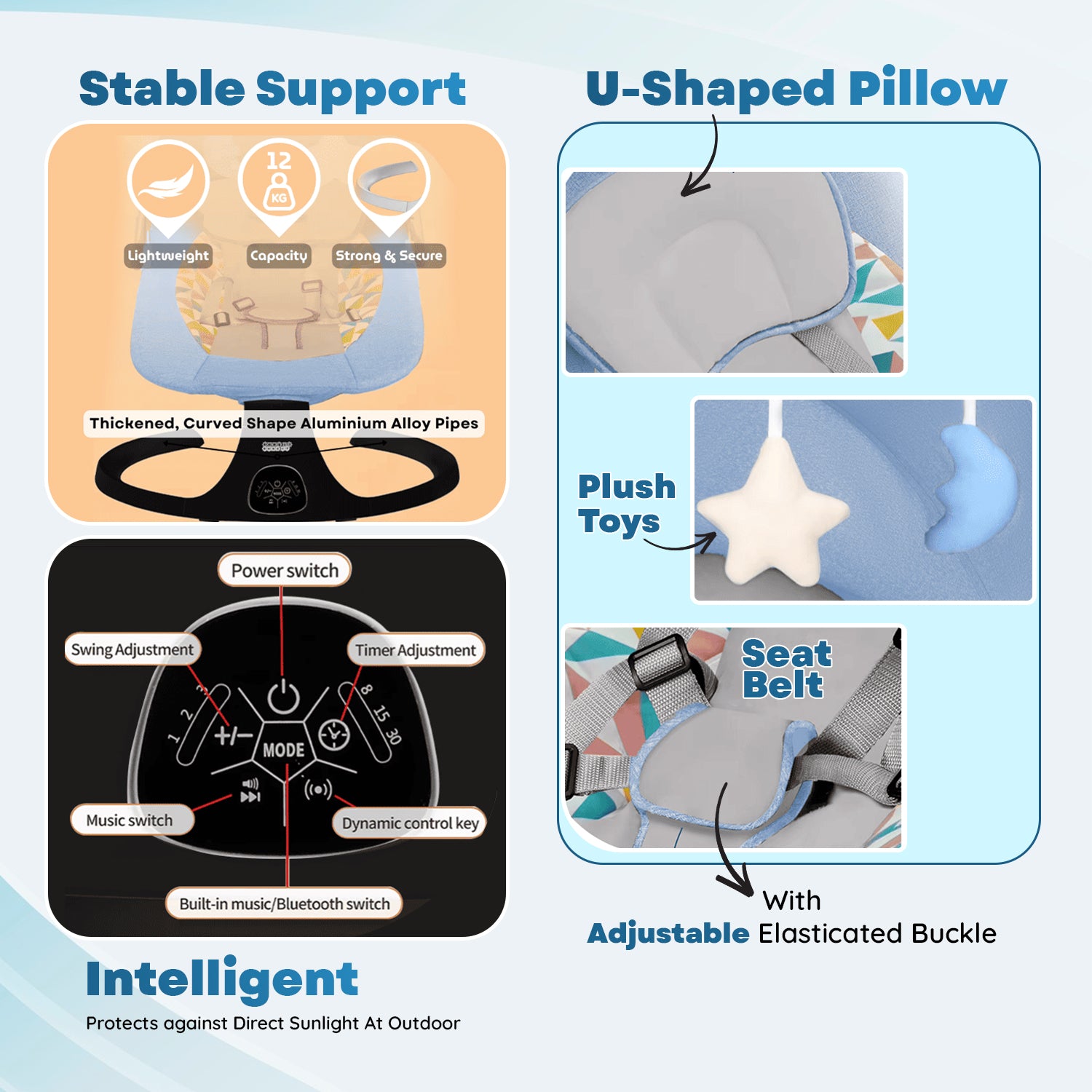 Baby Electric Swing (Blue)