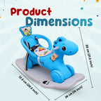 3 in 1 Ride On Horse Rocker